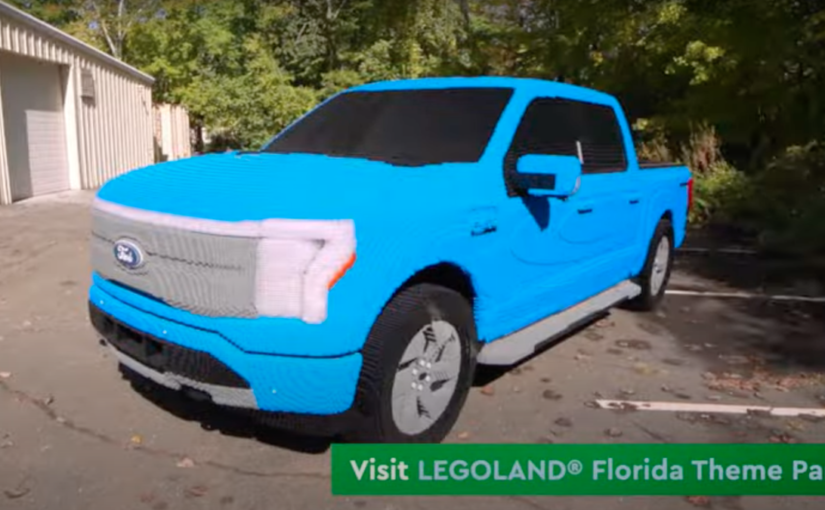 Full-Size Ford F-150 Lightning Lego Replica Took 1,600 Hour to Create